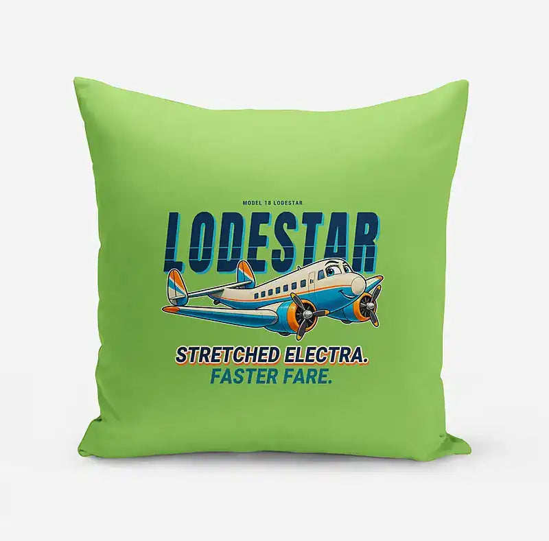 Model 18 Lodestar - Cartoon - Pillow - Light Green
