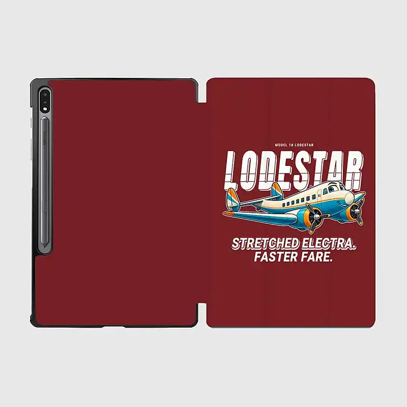Model 18 Lodestar - Cartoon - Samsung Tablet - Dark Red