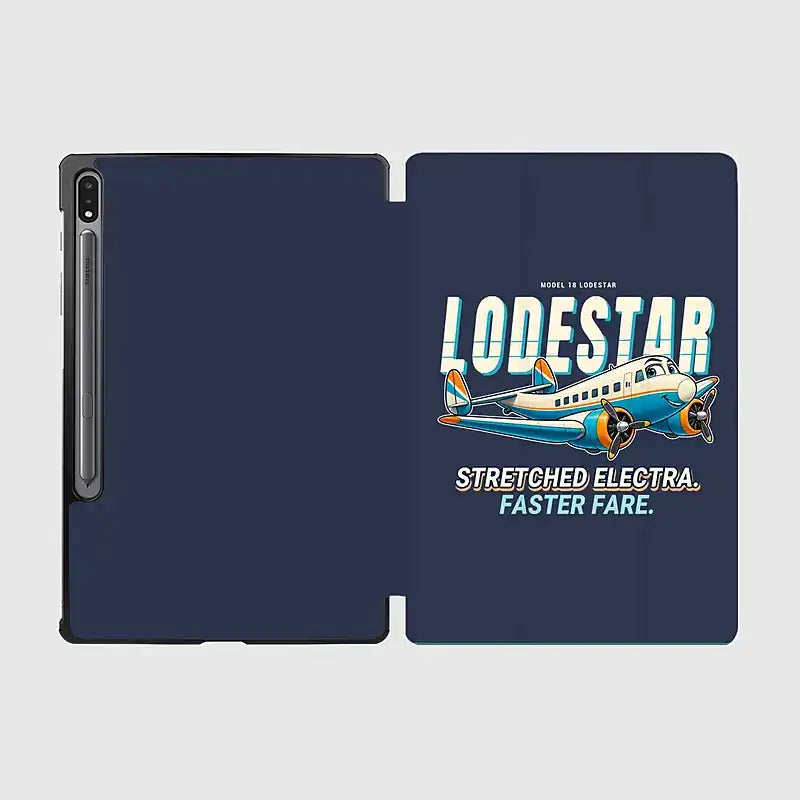 Model 18 Lodestar - Cartoon - Samsung Tablet - Navy Blue