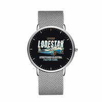 Thumbnail for Model 18 Lodestar - Cartoon - Slim Mesh - Silver and Silver Stainless Steel Strap