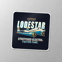 Thumbnail for Model 18 Lodestar - Cartoon - Square Sticker - Close-up