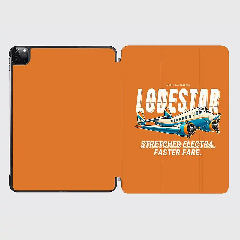 Model 18 Lodestar - Cartoon - iPad Case - Orange