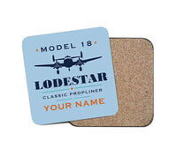 Thumbnail for Model 18 Lodestar - Heritage + Name - Coaster - Light Blue