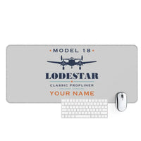 Thumbnail for Model 18 Lodestar - Heritage + Name - Desk Mat - Light Gray