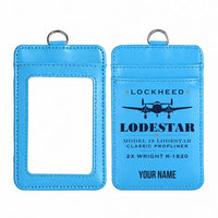 Thumbnail for Model 18 Lodestar - Heritage - ID Card Holder - Blue + Name