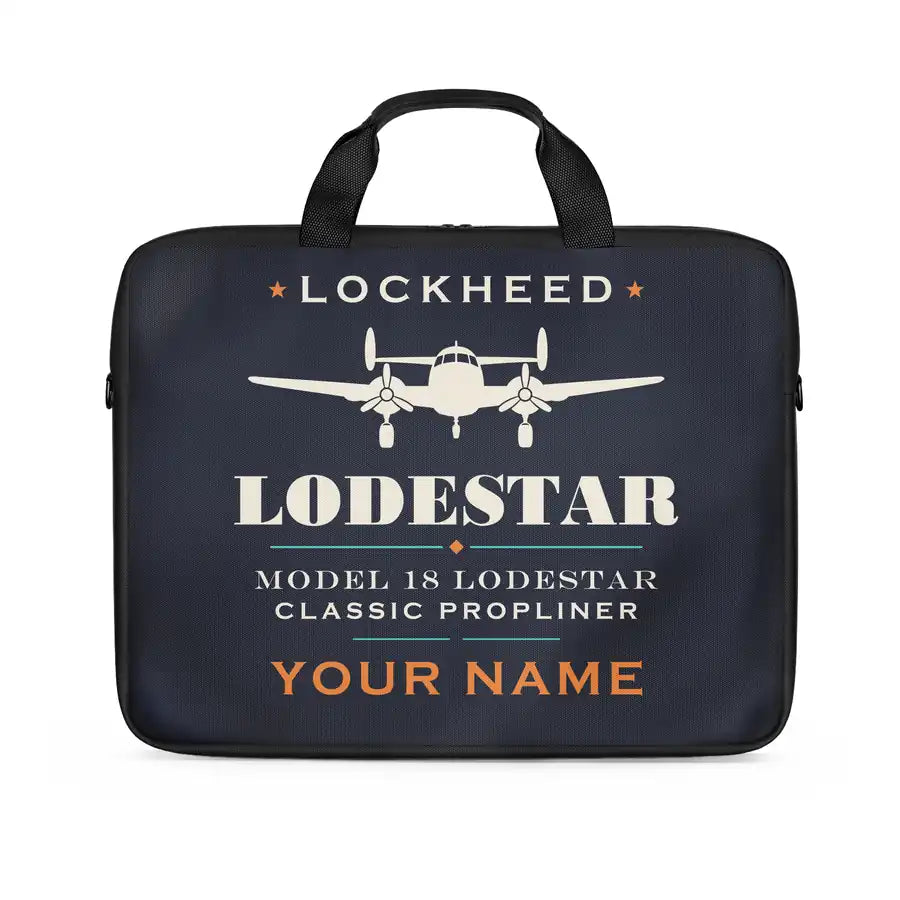Model 18 Lodestar - Heritage + Name - Laptop Bag