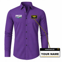 Thumbnail for Model 18 Lodestar - Long Sleeve Shirt - Cartoon - Purple + NAME