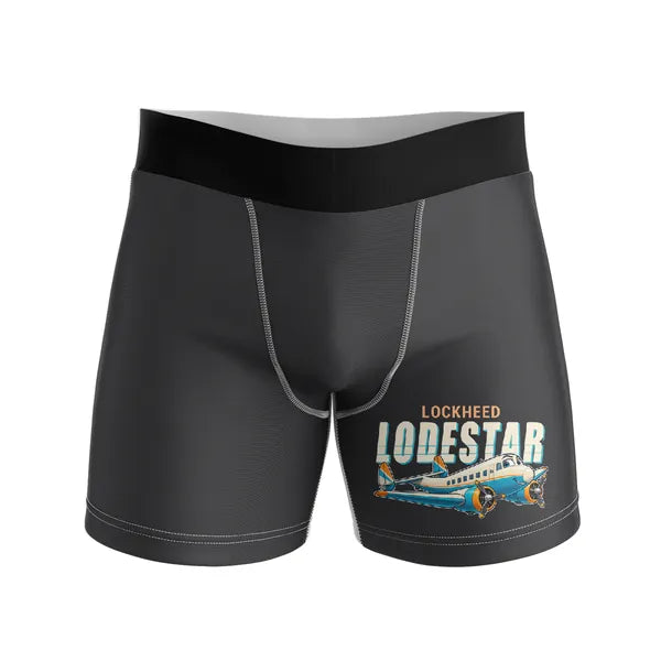 Model 18 Lodestar - Men Boxers - Cartoon - Black