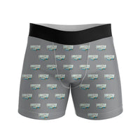 Thumbnail for Model 18 Lodestar - Men Boxers - Cartoon Pattern - Gray