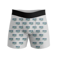 Thumbnail for Model 18 Lodestar - Men Boxers - Cartoon Pattern - Light Gray