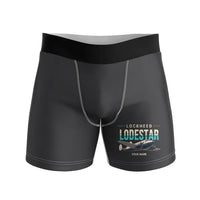 Thumbnail for Model 18 Lodestar - Men Boxers - Original + Name - Black