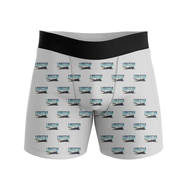 Model 18 Lodestar - Men Boxers - Original Pattern - Light Gray