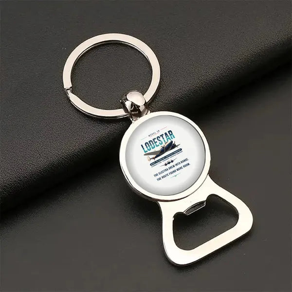 Model 18 Lodestar - Original - Bottle Opener Key Chain - White