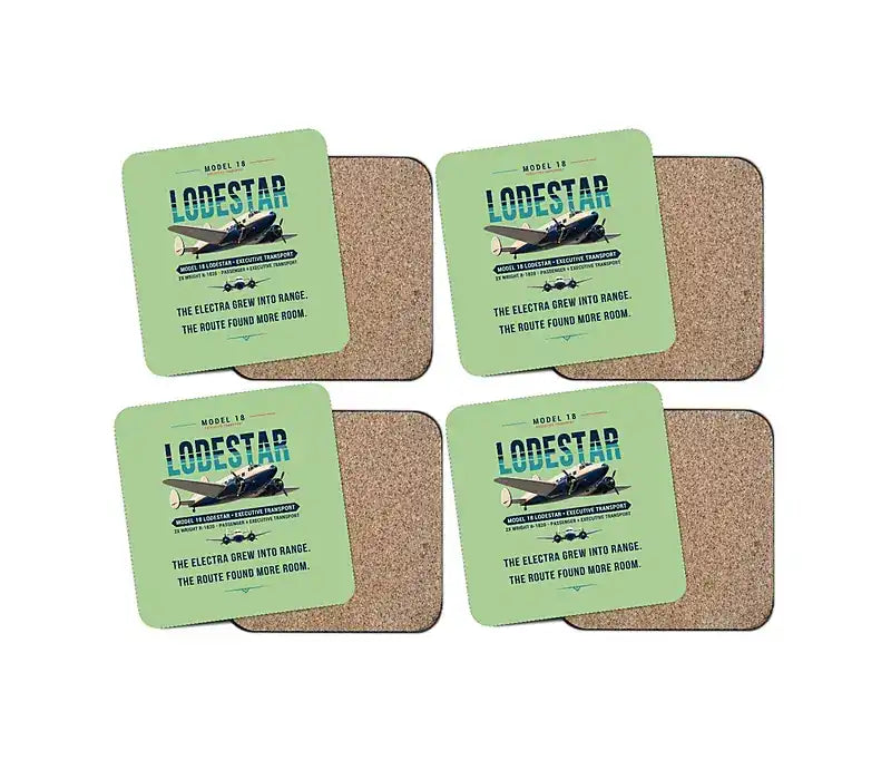 Model 18 Lodestar - Original - Coaster Set - Light Green