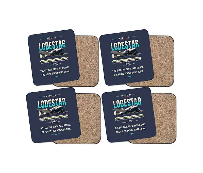 Model 18 Lodestar - Original - Coaster Set - Navy Blue
