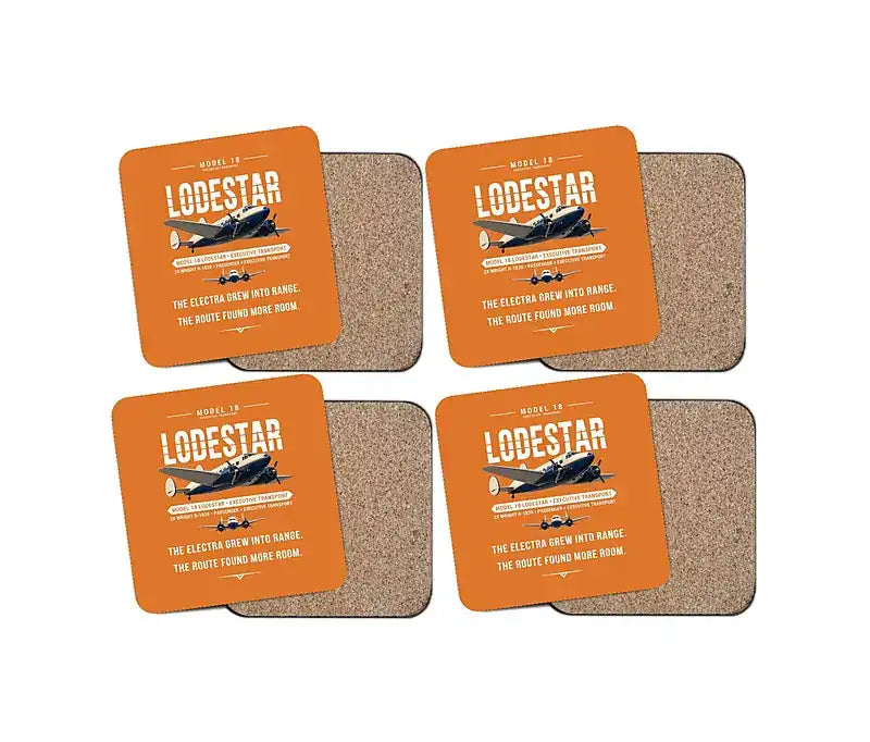 Model 18 Lodestar - Original - Coaster Set - Orange