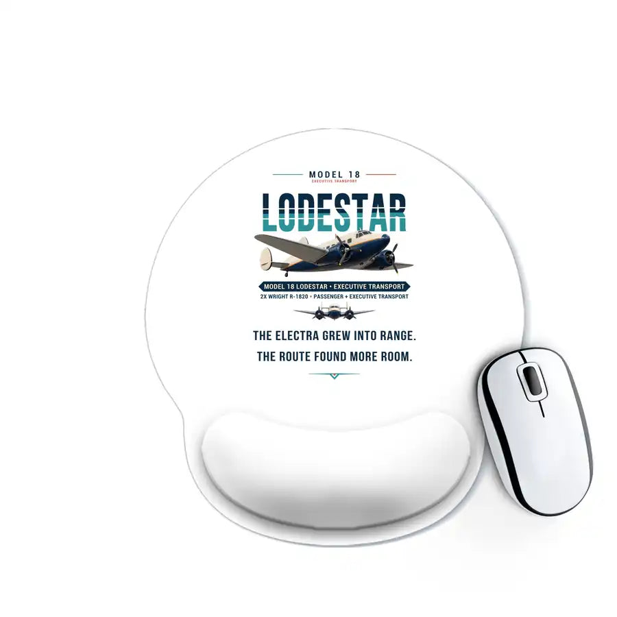 Model 18 Lodestar - Original - Ergonomic Mouse Pad - White