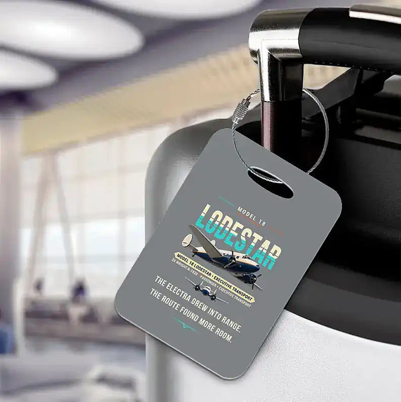Model 18 Lodestar - Original - Luggage Tag - Gray