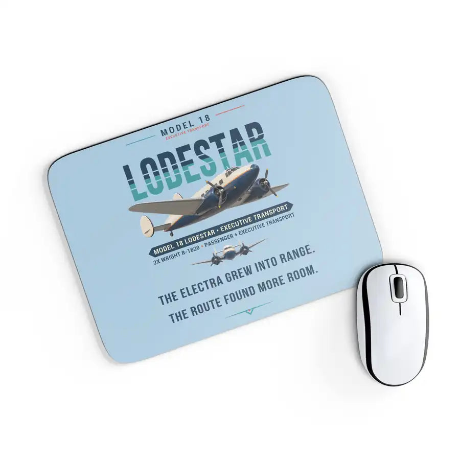 Model 18 Lodestar - Original - Mouse Pad - Light Blue