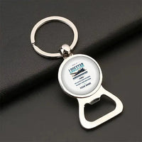 Thumbnail for Model 18 Lodestar - Original + Name - Bottle Opener Key Chain - White