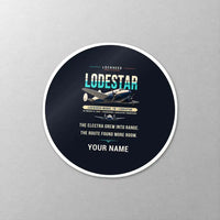 Thumbnail for Model 18 Lodestar - Original + Name - Circle Sticker - Close-up
