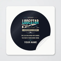 Thumbnail for Model 18 Lodestar - Original + Name - Circle Sticker - Peel