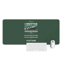 Thumbnail for Model 18 Lodestar - Original + Name - Desk Mat - Dark Green