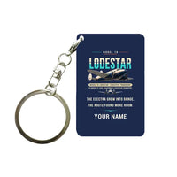 Thumbnail for Model 18 Lodestar - Original + Name - Key Chain - Navy Blue