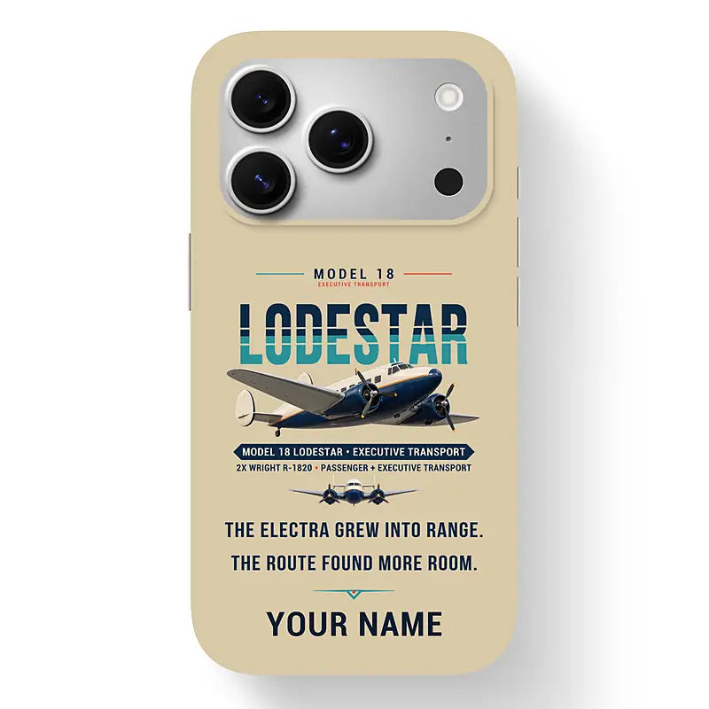 Model 18 Lodestar - Original + Name - MagSafe iPhone 17 Pro - Beige