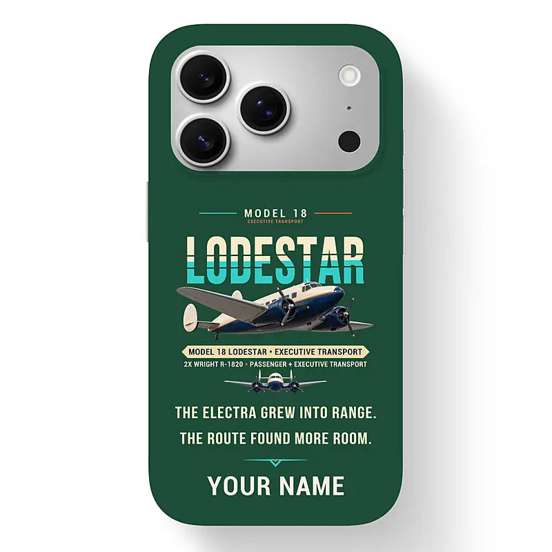 Model 18 Lodestar - Original + Name - MagSafe iPhone 17 Pro - Dark Green