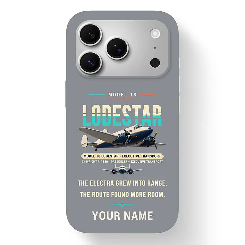 Model 18 Lodestar - Original + Name - MagSafe iPhone 17 Pro - Gray
