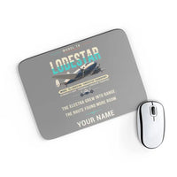 Thumbnail for Model 18 Lodestar - Original + Name - Mouse Pad - Gray