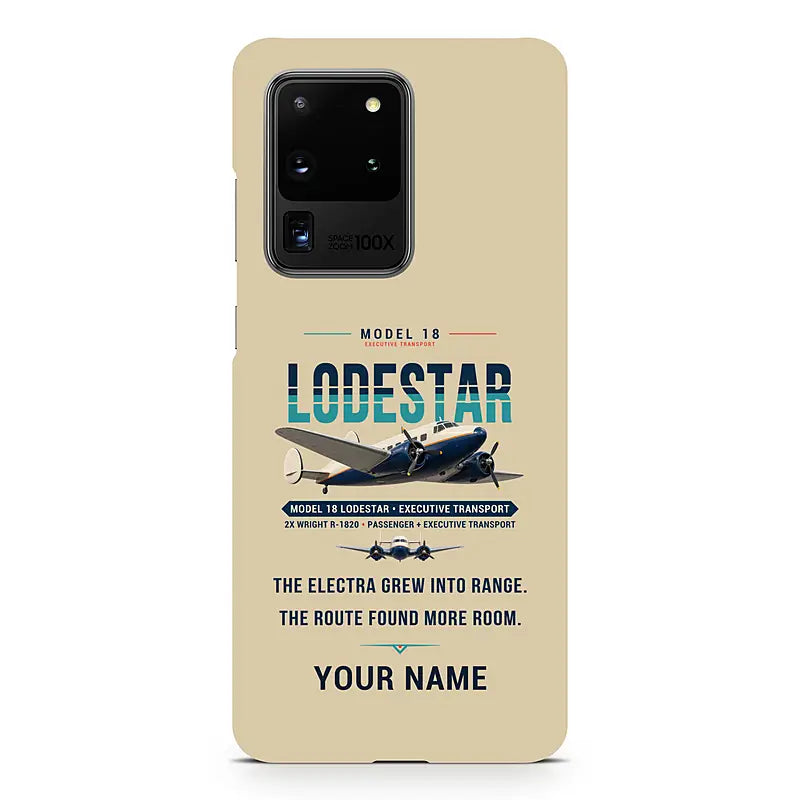 Model 18 Lodestar - Original + Name - Samsung Case - Beige