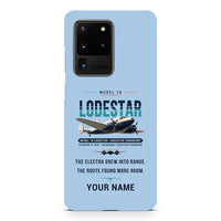 Thumbnail for Model 18 Lodestar - Original + Name - Samsung Case - Light Blue