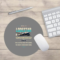 Thumbnail for Model 18 Lodestar - Original - Round Mouse Pad - Gray