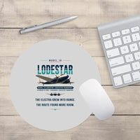 Thumbnail for Model 18 Lodestar - Original - Round Mouse Pad - Light Gray