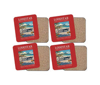 Thumbnail for Model 18 Lodestar - Poster - Coaster Set - Red