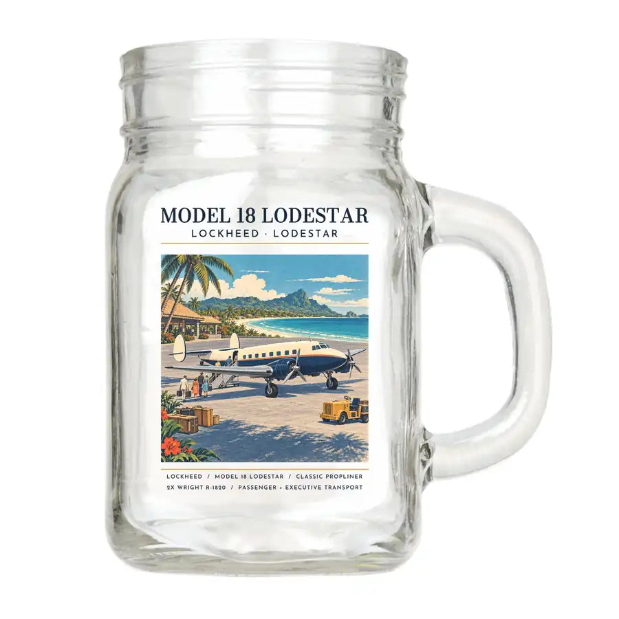 Model 18 Lodestar - Poster - Cocktail Glass (Mason Jar)