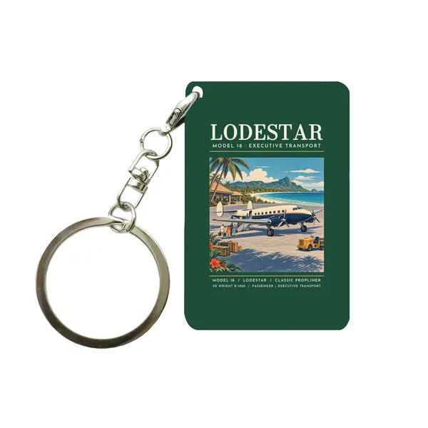 Model 18 Lodestar - Poster - Key Chain - Dark Green