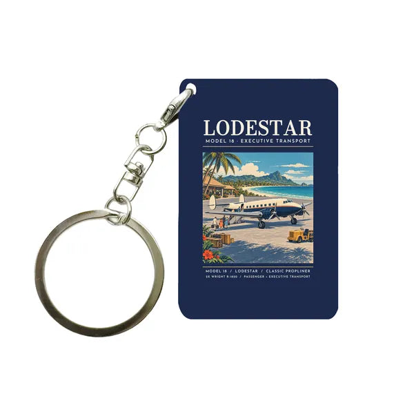 Model 18 Lodestar - Poster - Key Chain - Navy Blue