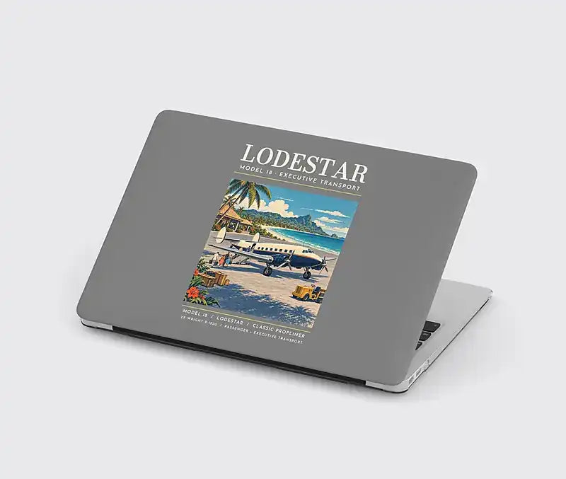 Model 18 Lodestar - Poster - MacBook Case - Gray