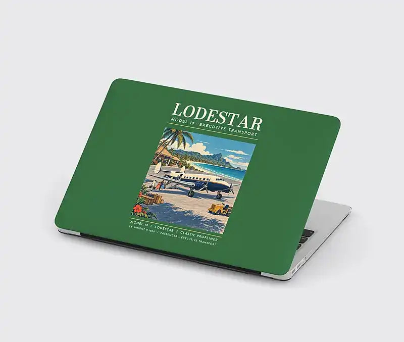 Model 18 Lodestar - Poster - MacBook Case - Green