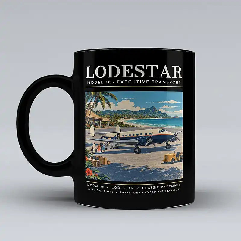 Model 18 Lodestar - Poster - Mug - Black