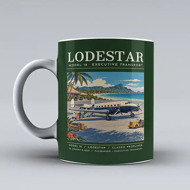 Model 18 Lodestar - Poster - Mug - Dark Green