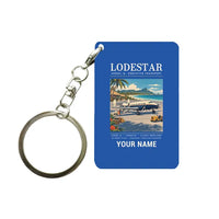 Thumbnail for Model 18 Lodestar - Poster + Name - Key Chain - Blue