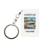 Thumbnail for Model 18 Lodestar - Poster + Name - Key Chain - White