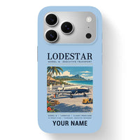 Thumbnail for Model 18 Lodestar - Poster + Name - MagSafe iPhone 17 Pro - Light Blue