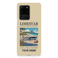 Thumbnail for Model 18 Lodestar - Poster + Name - Samsung Case - Beige