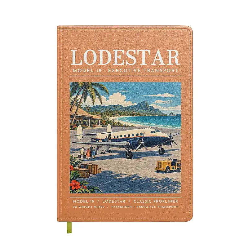 Model 18 Lodestar - Poster - Notebook - Orange