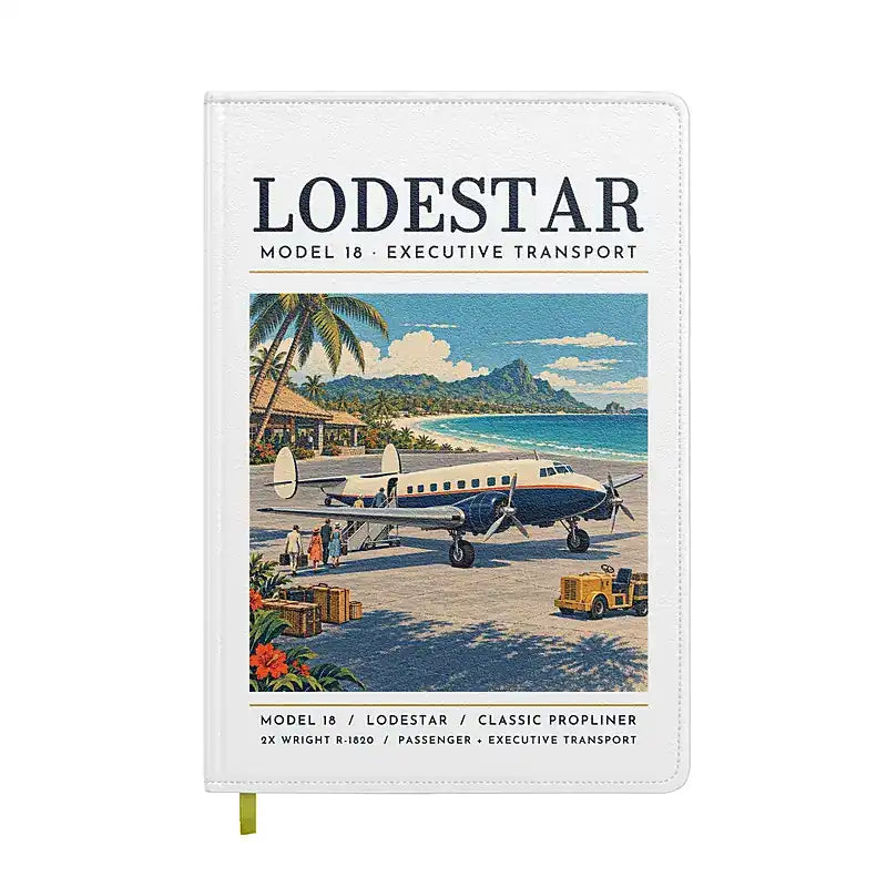 Model 18 Lodestar - Poster - Notebook - White